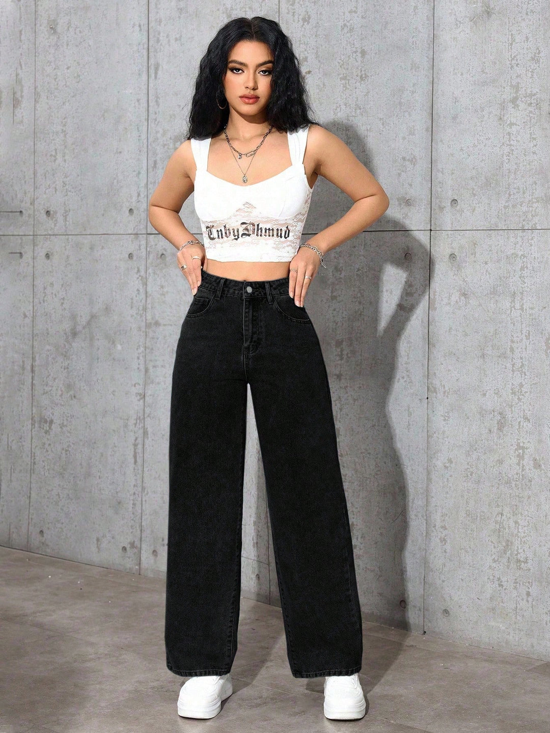 Jeans SHEIN, negru