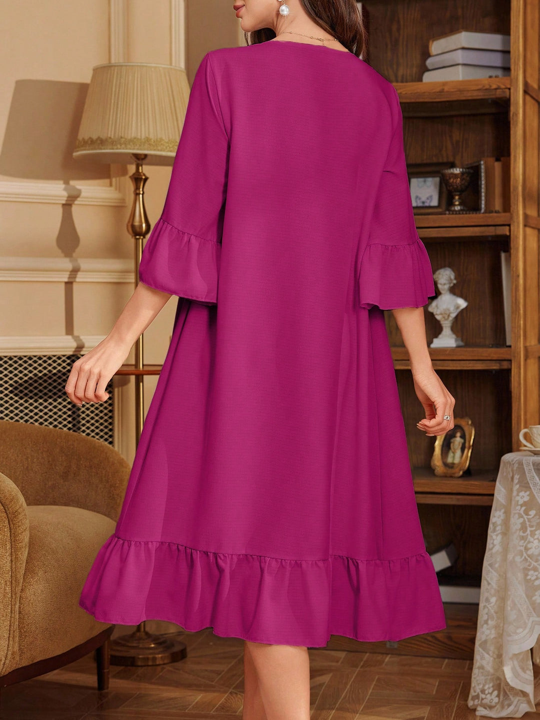 Rochie de noapte SHEIN, roz