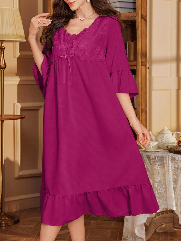 Rochie de noapte SHEIN, roz