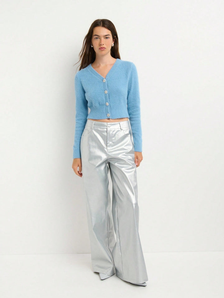 Cardigan SHEIN, albastru
