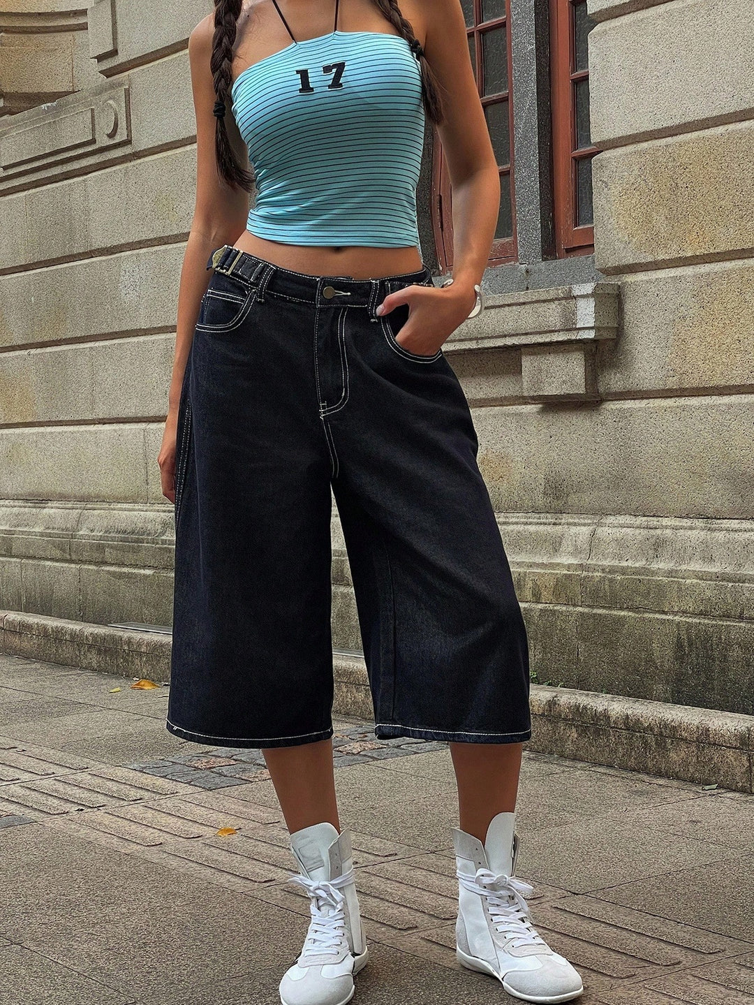 Jeans SHEIN, albastru
