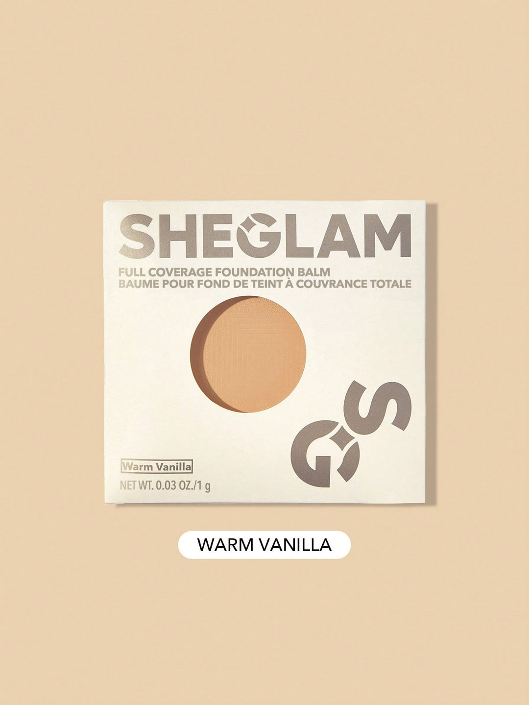 Fond de ten SHEIN, crem