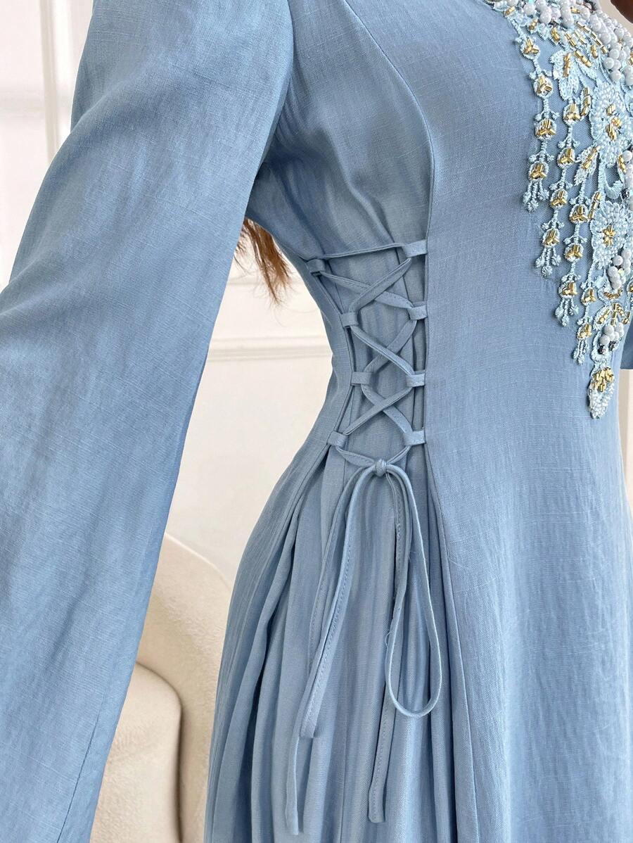 Rochie maxi SHEIN, albastru
