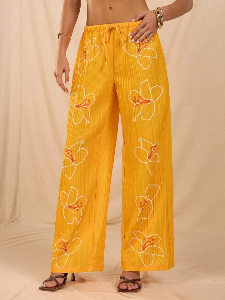 Pantaloni SHEIN, galben