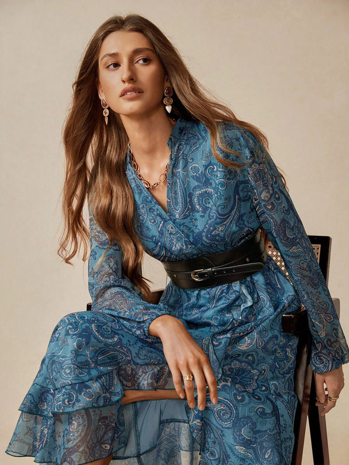 Rochie maxi SHEIN, albastru