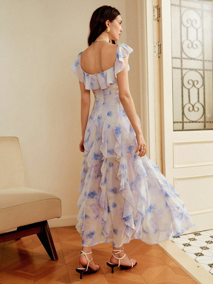 Rochie midi SHEIN, vișiniu