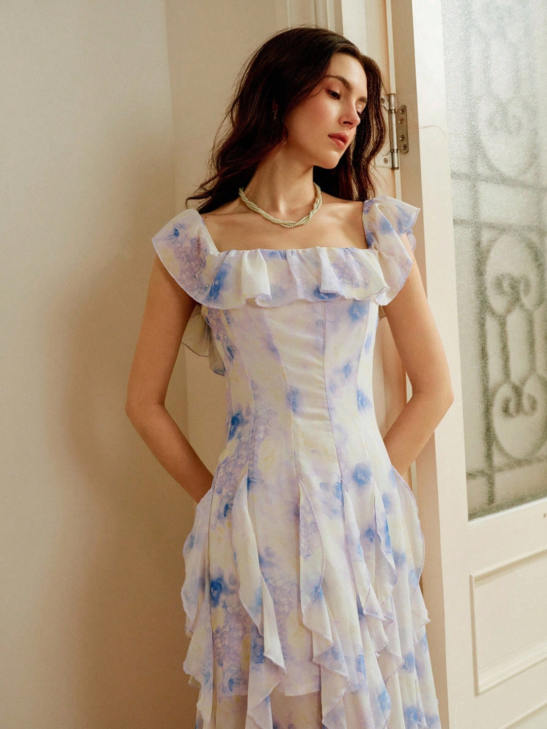 Rochie midi SHEIN, vișiniu