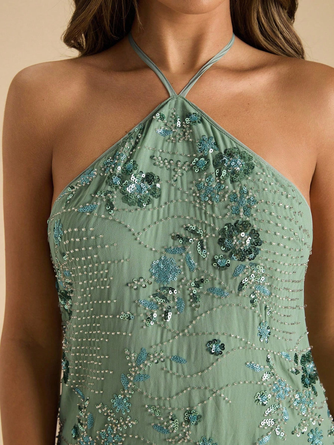 Rochie mini SHEIN, verde