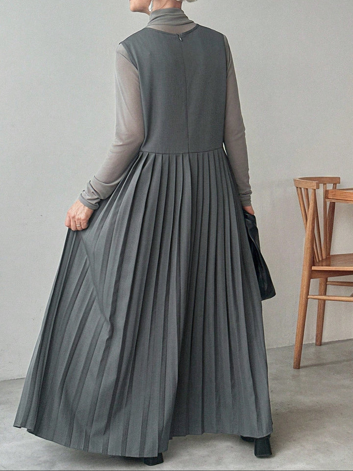 SHEIN szürke maxi ruha