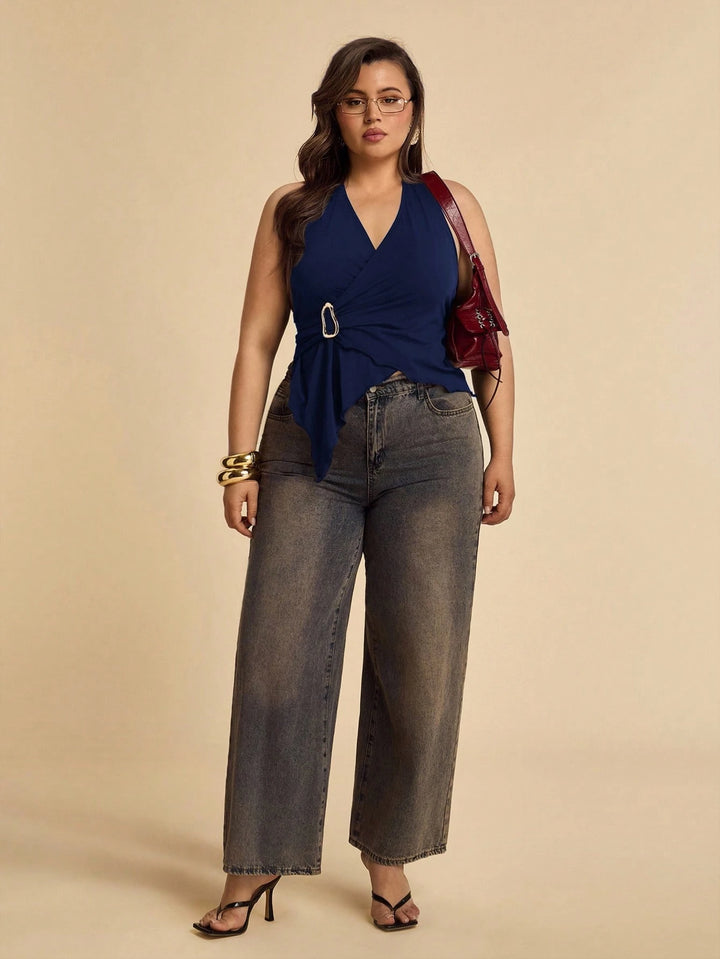 Top SHEIN, albastru