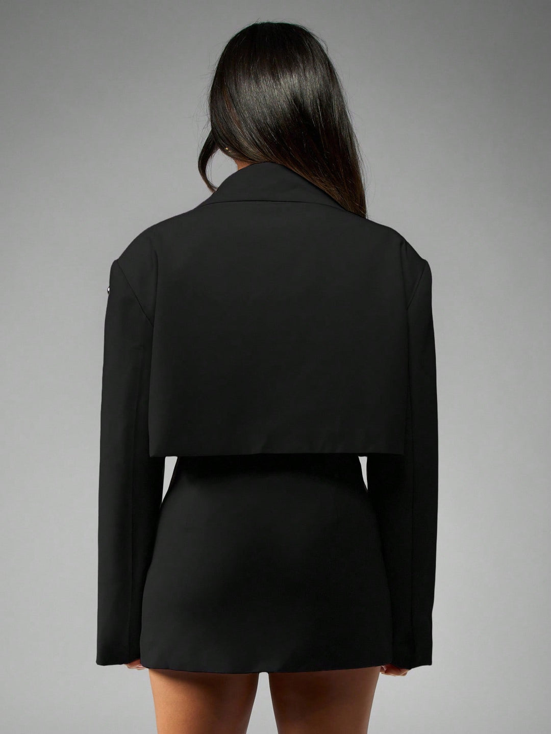 Sacou SHEIN, negru