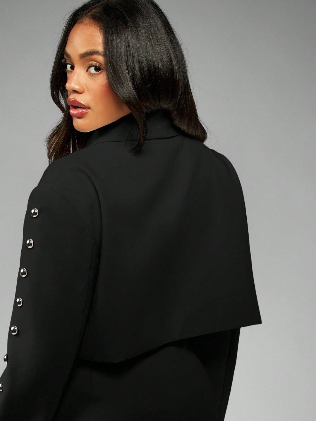 Sacou SHEIN, negru