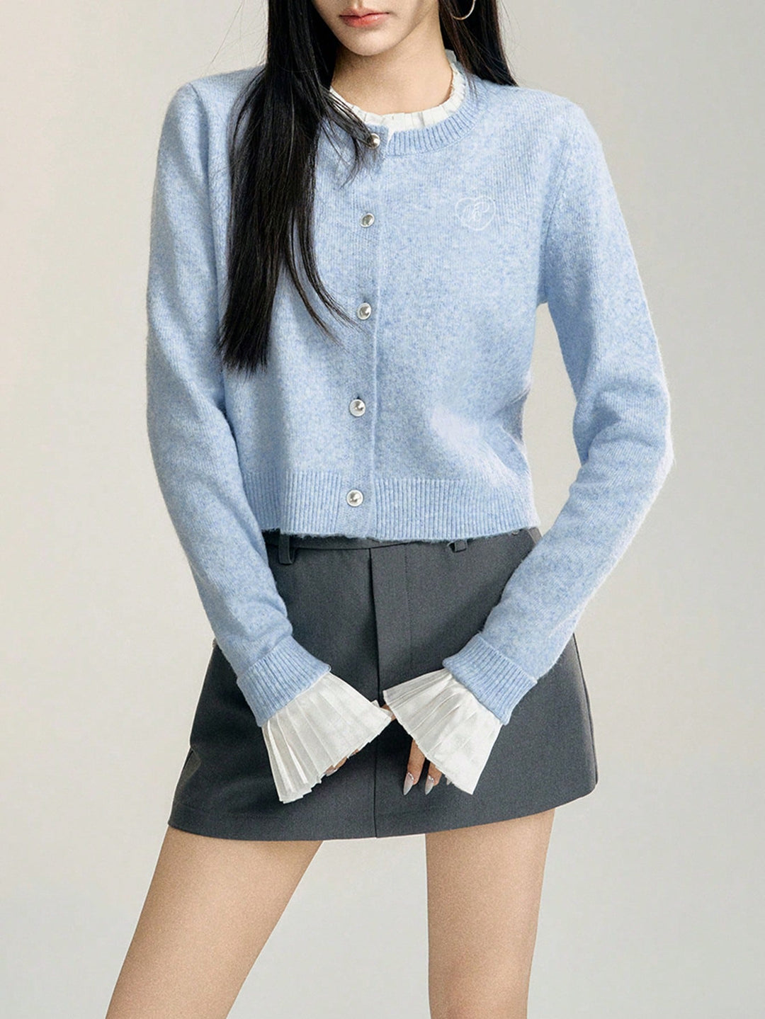 Cardigan SHEIN, albastru