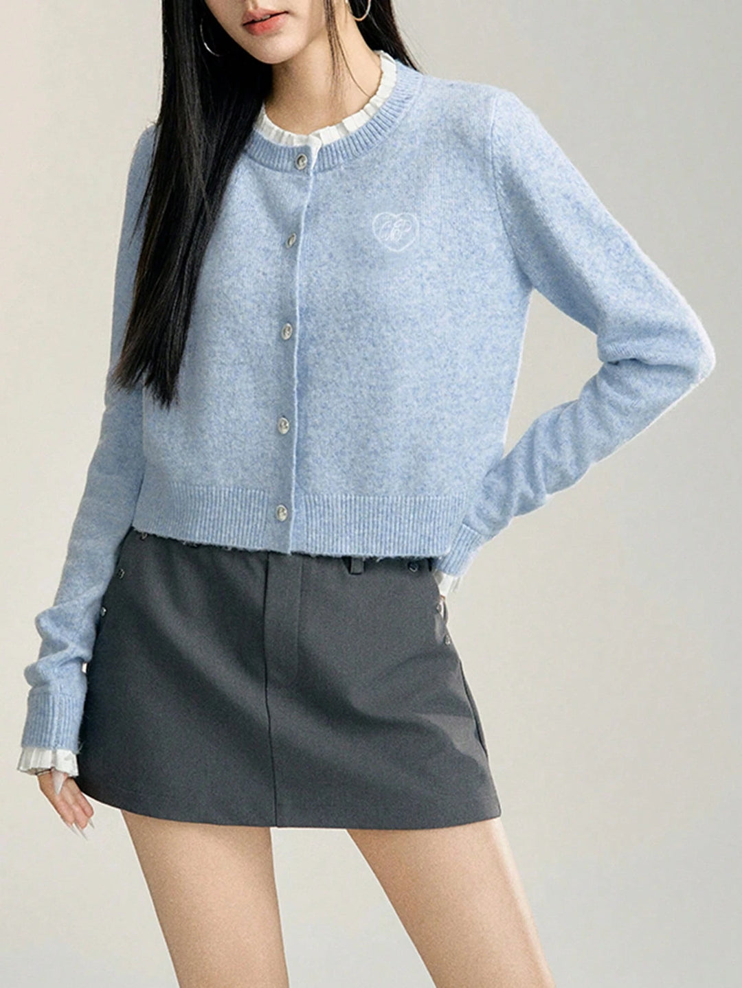 Cardigan SHEIN, albastru