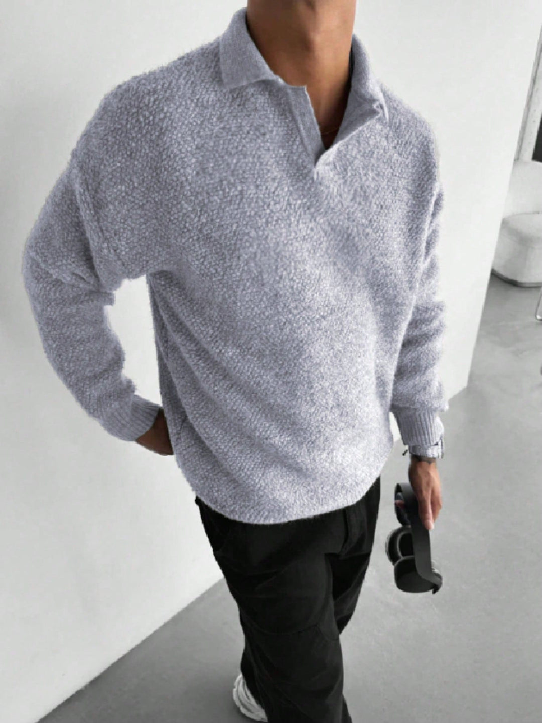 Pulover SHEIN, gri