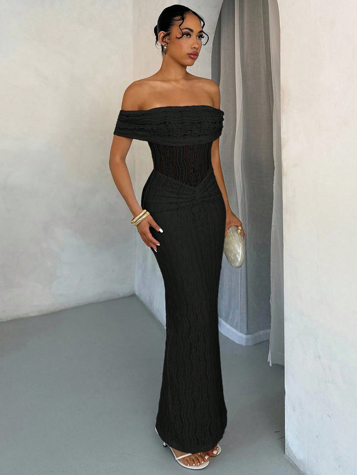 Rochie maxi SHEIN, negru