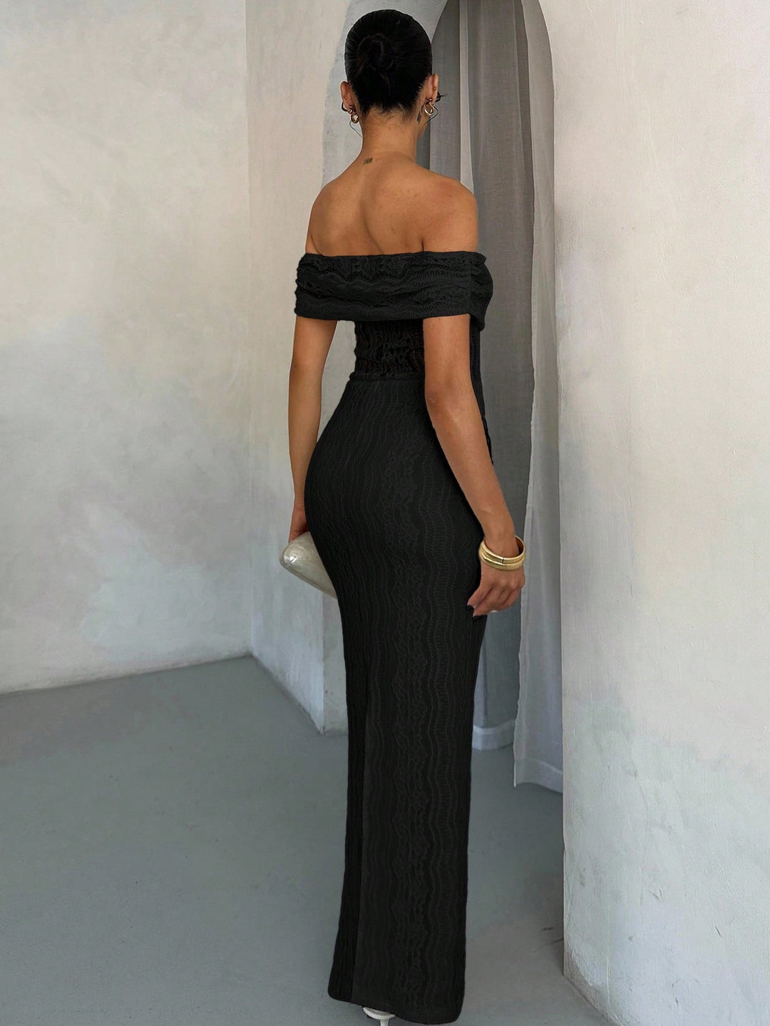Rochie maxi SHEIN, negru