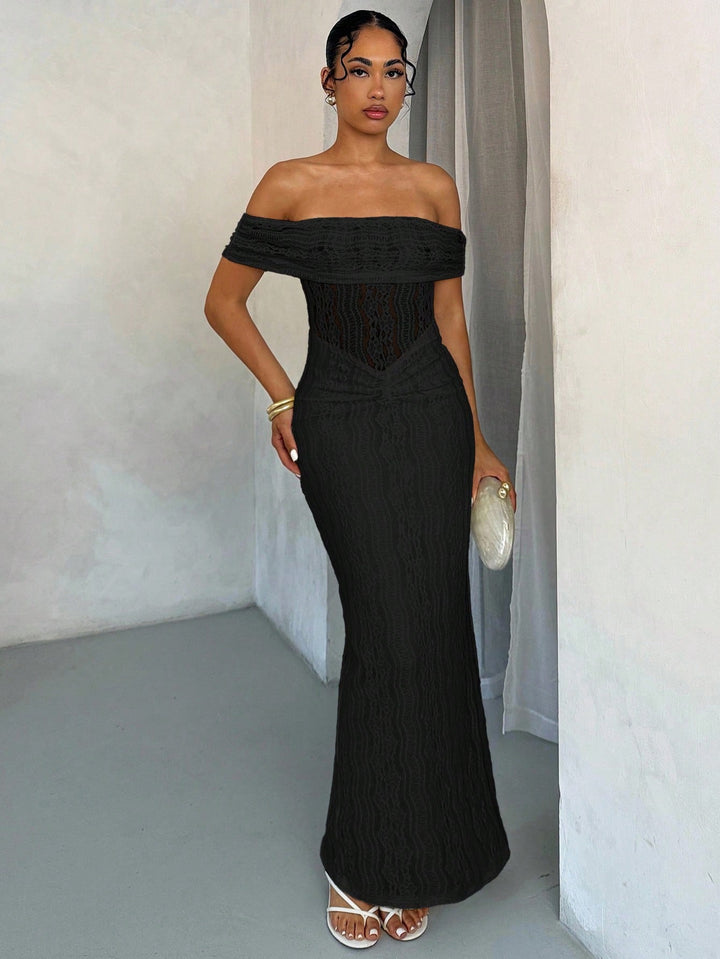Rochie maxi SHEIN, negru