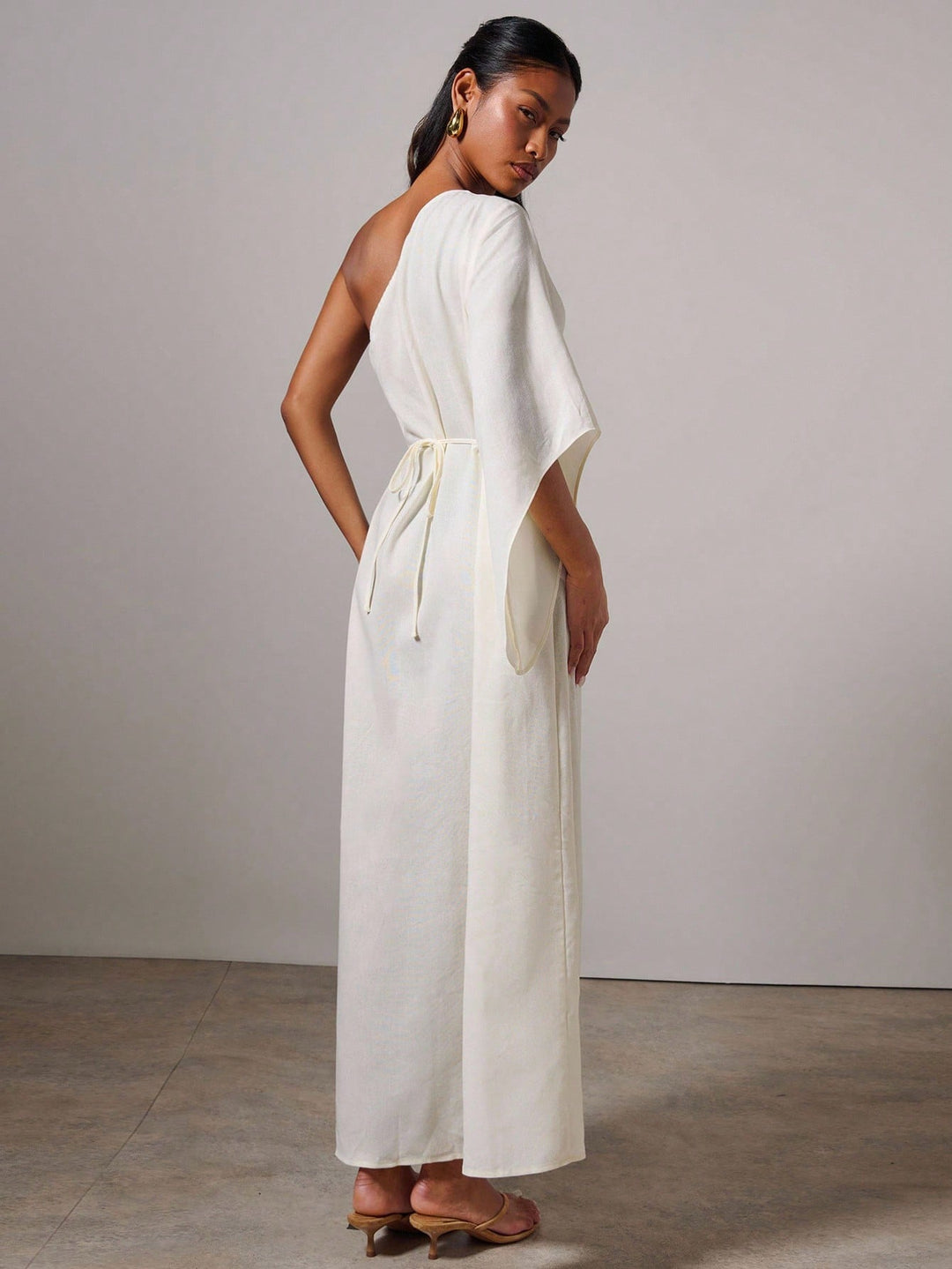 Rochie maxi SHEIN, alb