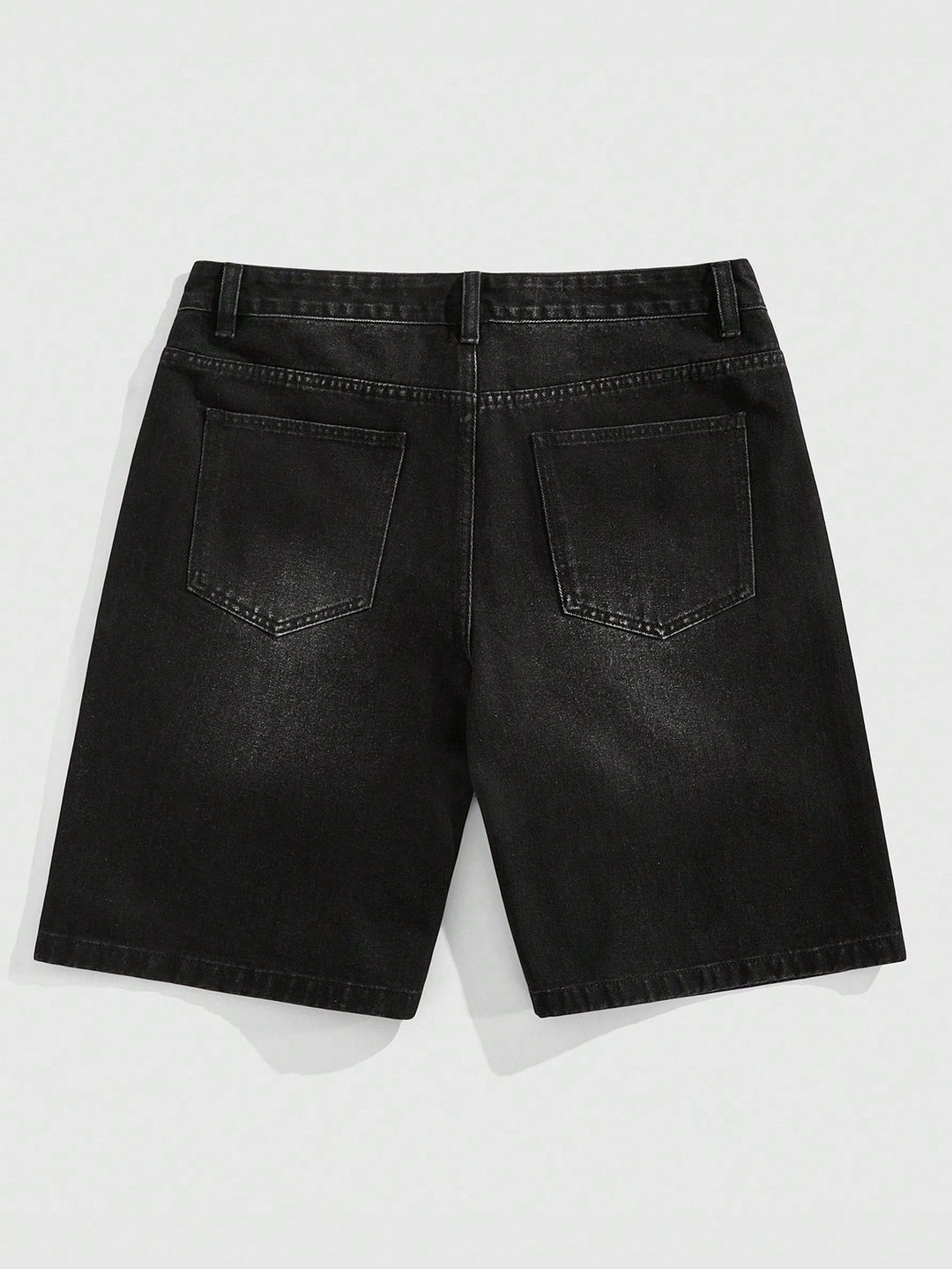 Pantaloni scurți de blugi SHEIN, negru