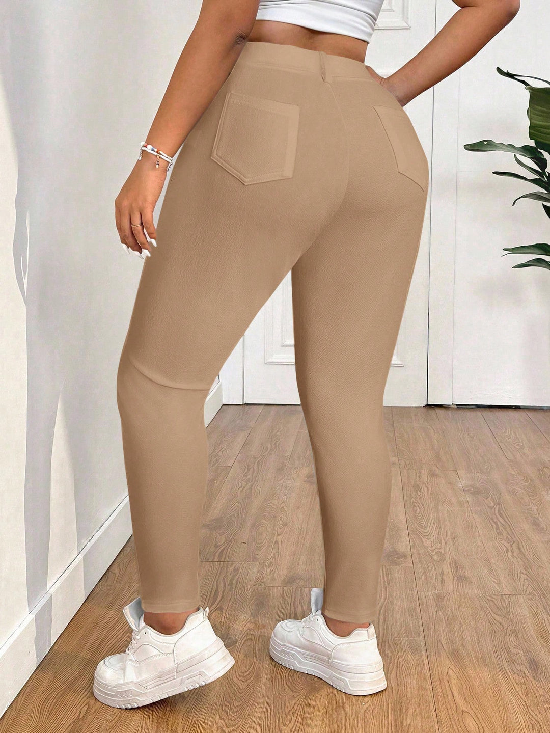 Pantaloni SHEIN, kaki