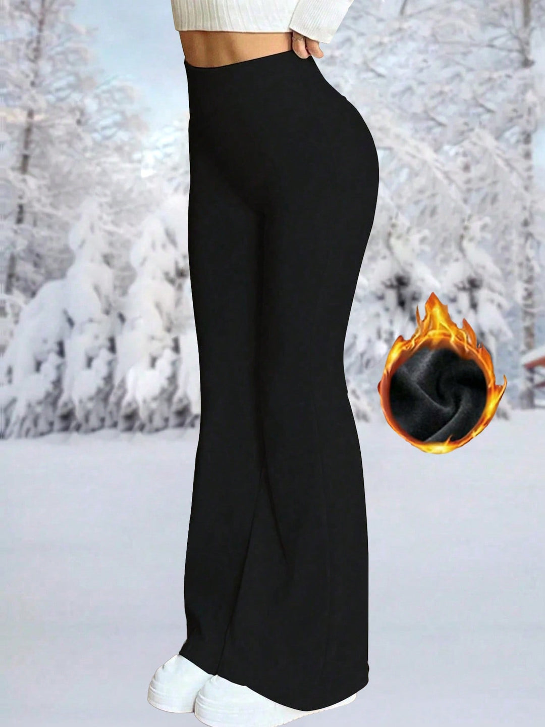 Pantaloni SHEIN, negru