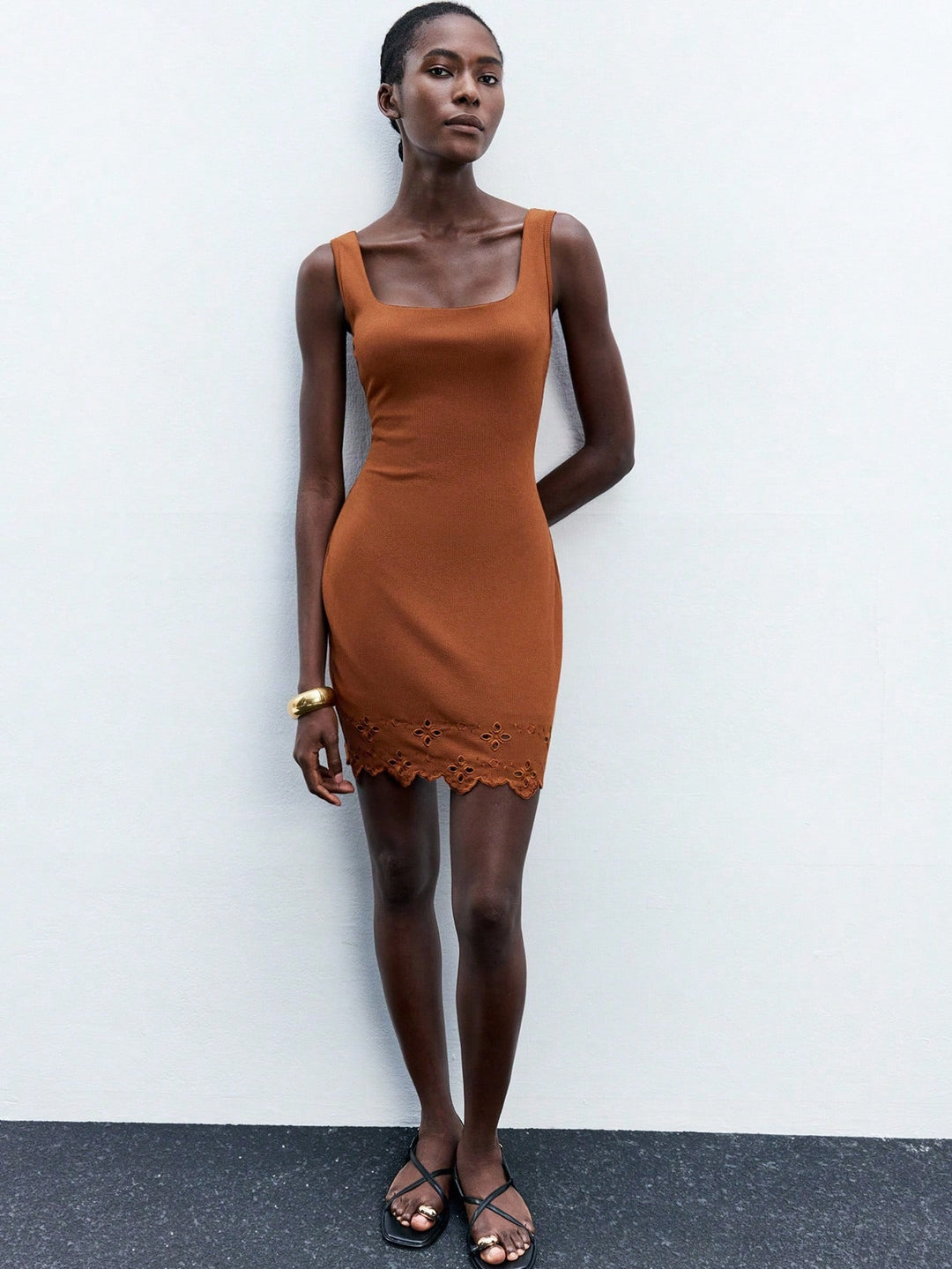 Rochie mini SHEIN, maro