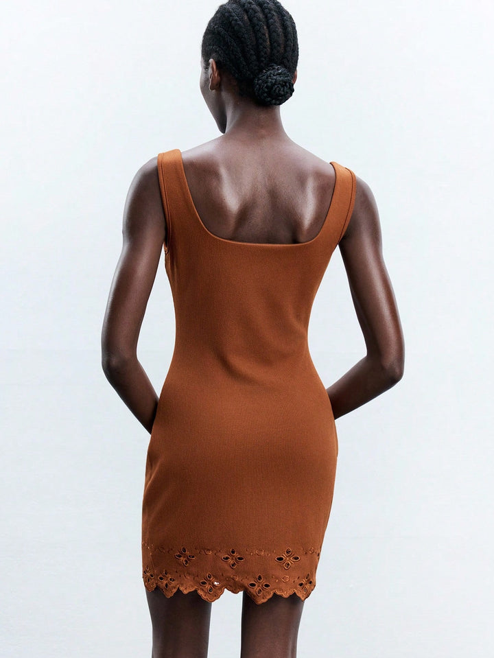 Rochie mini SHEIN, maro