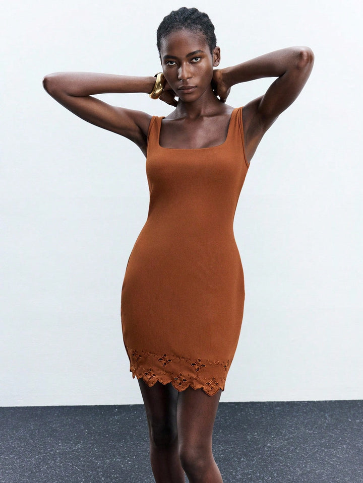 Rochie mini SHEIN, maro