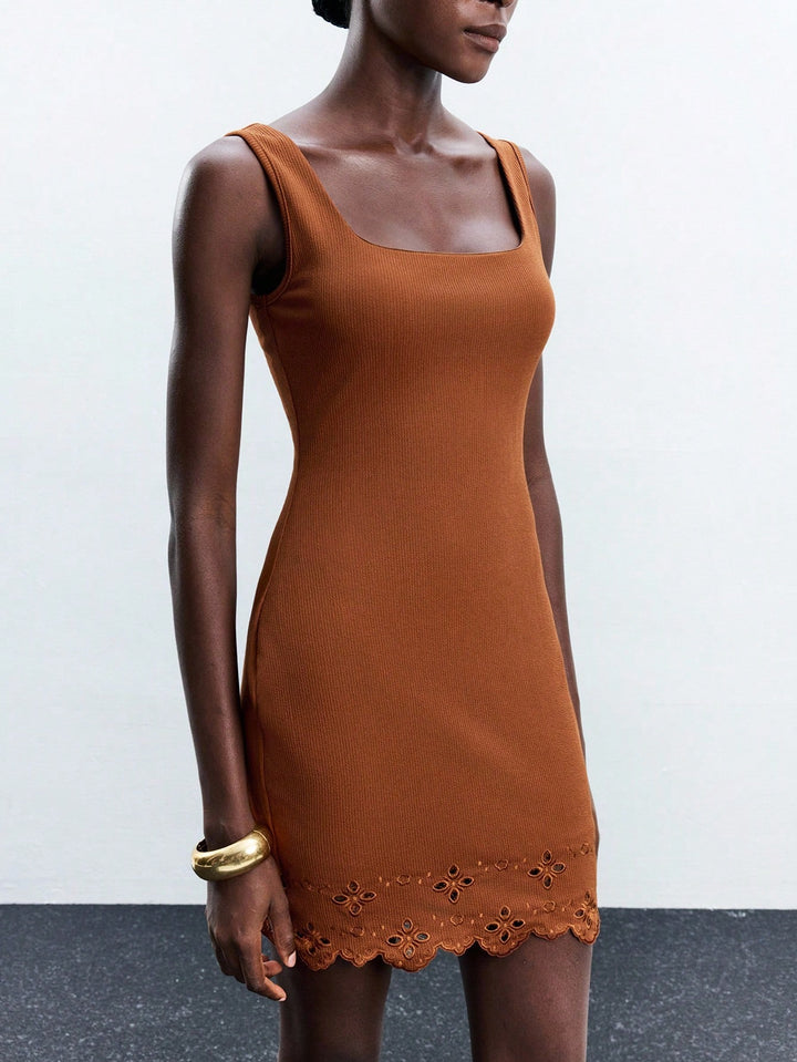 Rochie mini SHEIN, maro