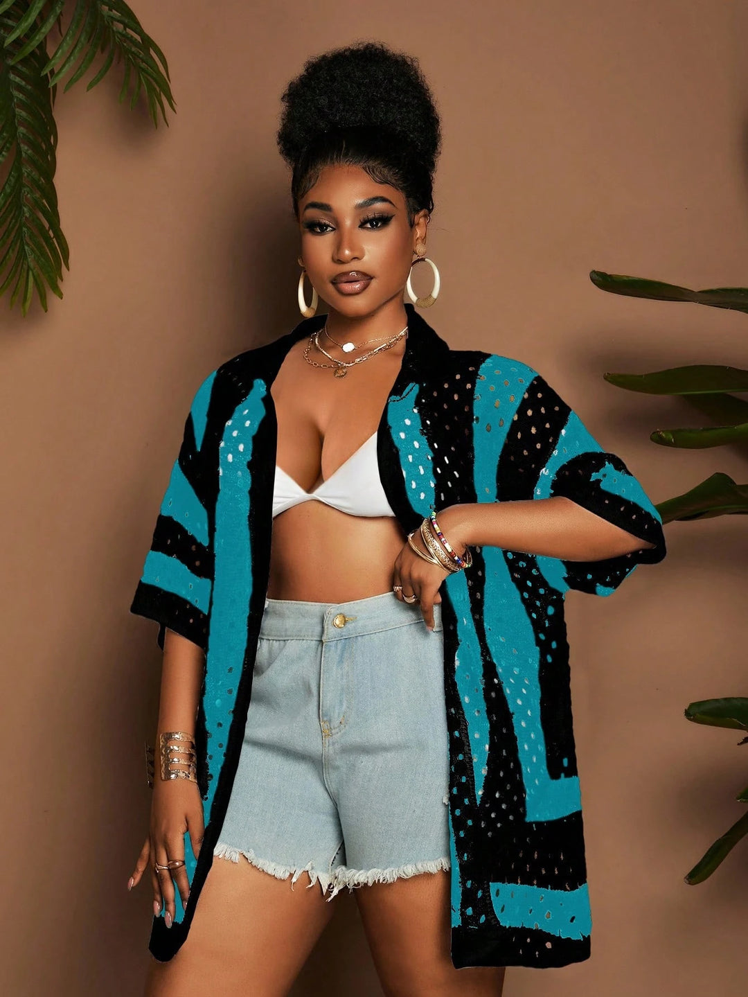 Cardigan SHEIN, mix culori