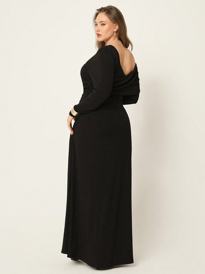Rochie maxi SHEIN, negru