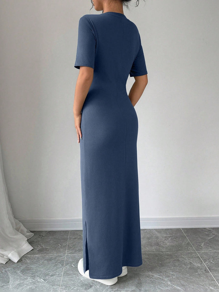Rochie maxi SHEIN, albastru