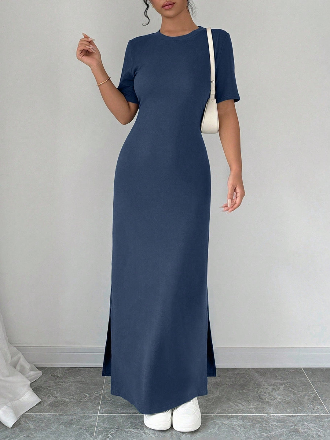 Rochie maxi SHEIN, albastru