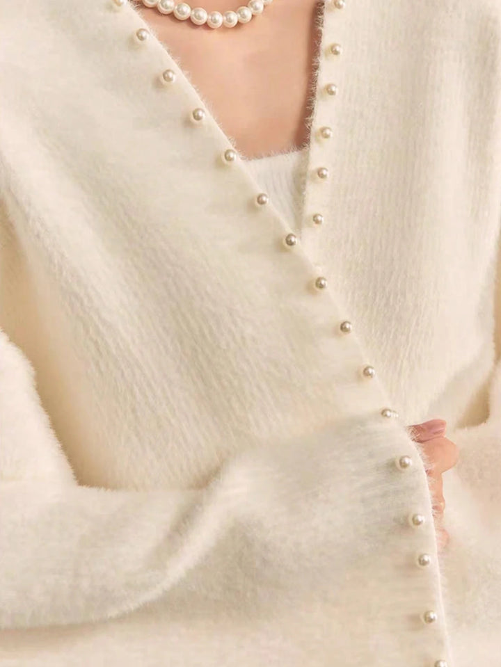 Cardigan SHEIN, alb