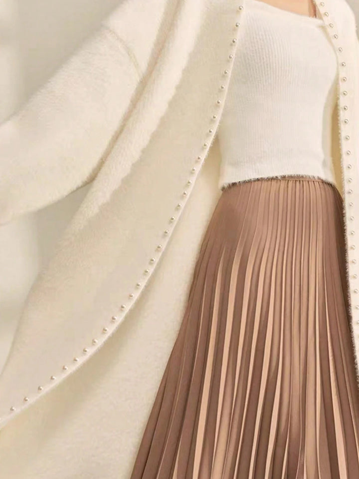 Cardigan SHEIN, alb