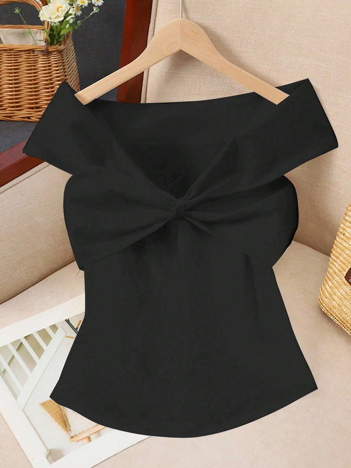 Top SHEIN, negru