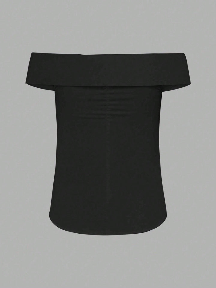 Top SHEIN, negru