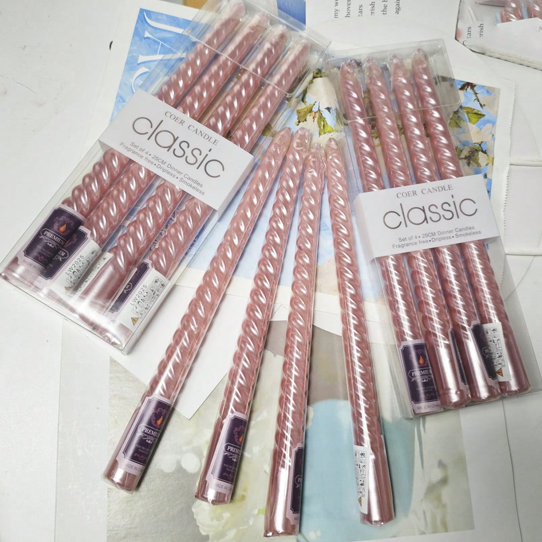 Set suport lumânare SHEIN, mix culori