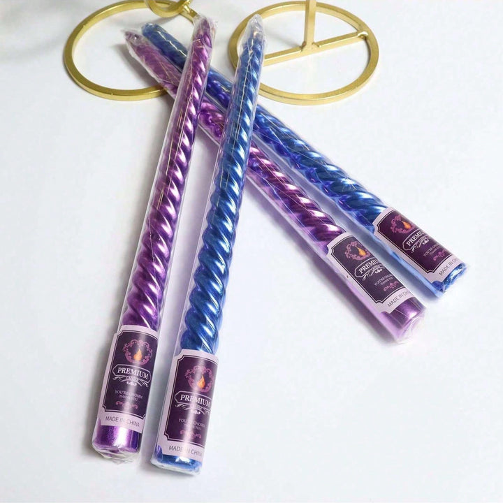 Set suport lumânare SHEIN, mix culori