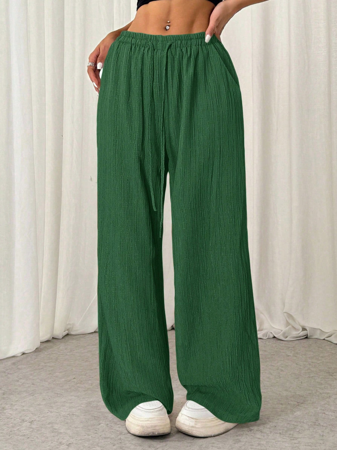 Pantaloni Shein, verde