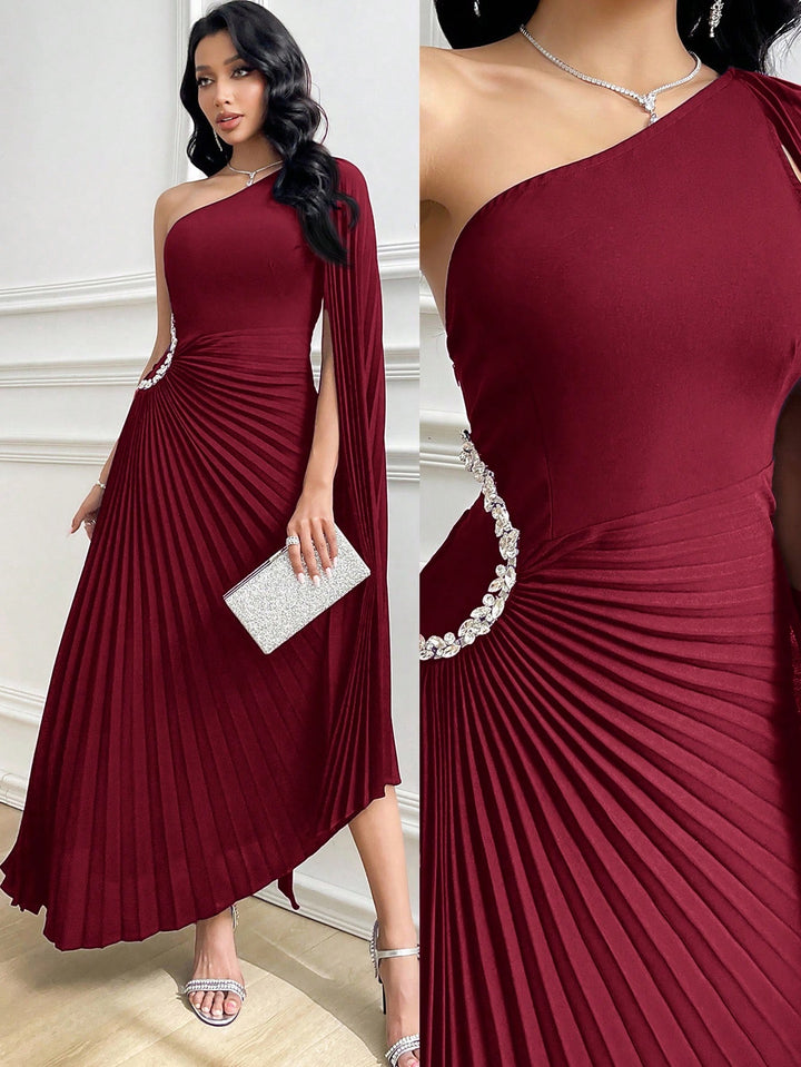 Rochie maxi SHEIN, vișiniu