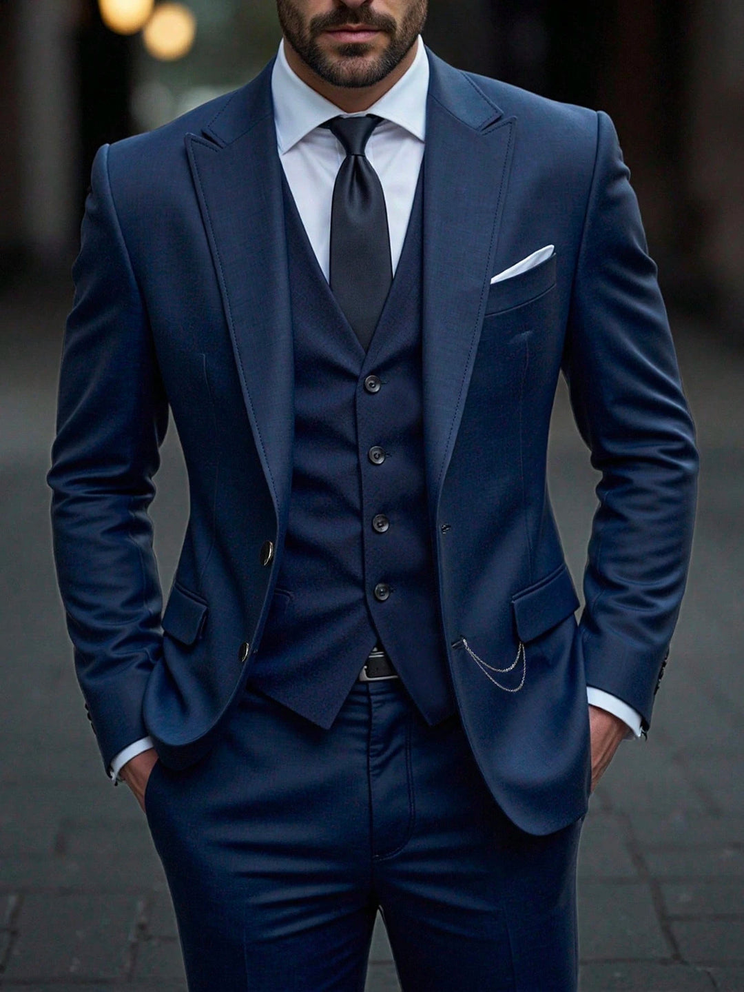 Costum SHEIN, bleumarin