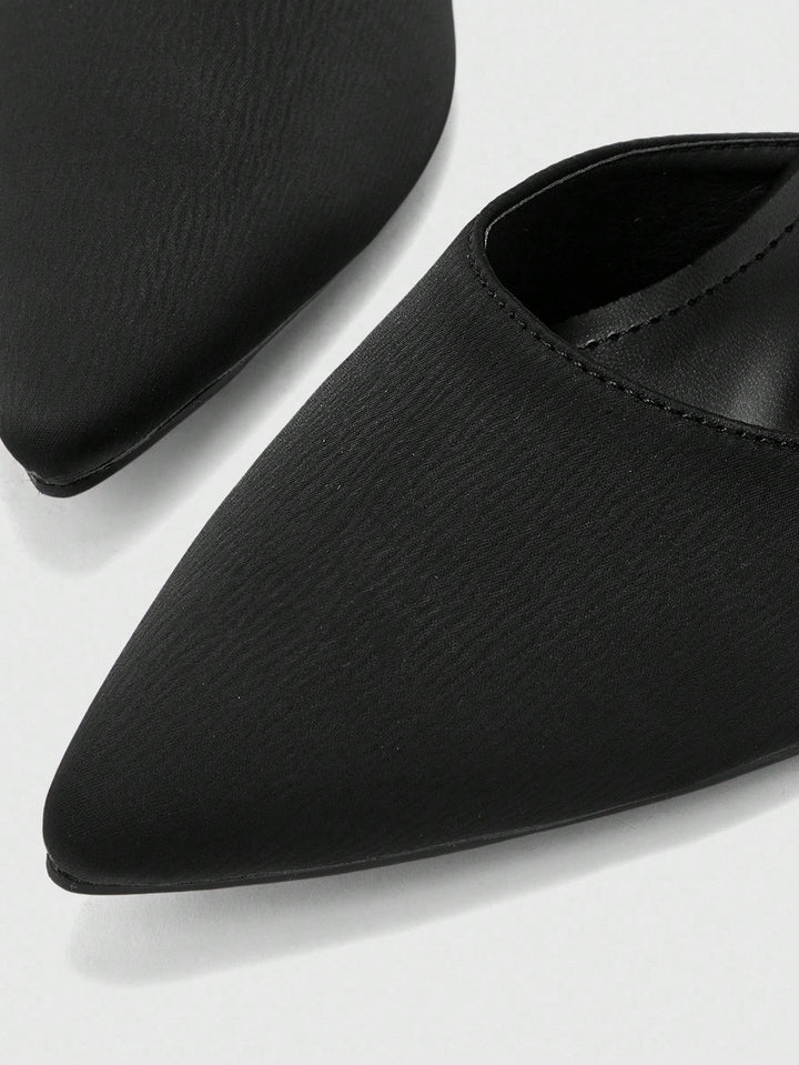 Pantofi cu toc SHEIN, negru