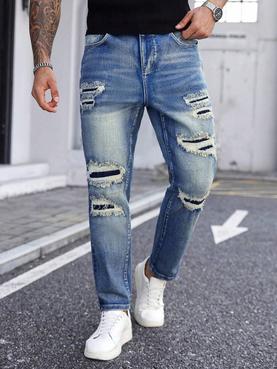 Jeans SHEIN, albastru