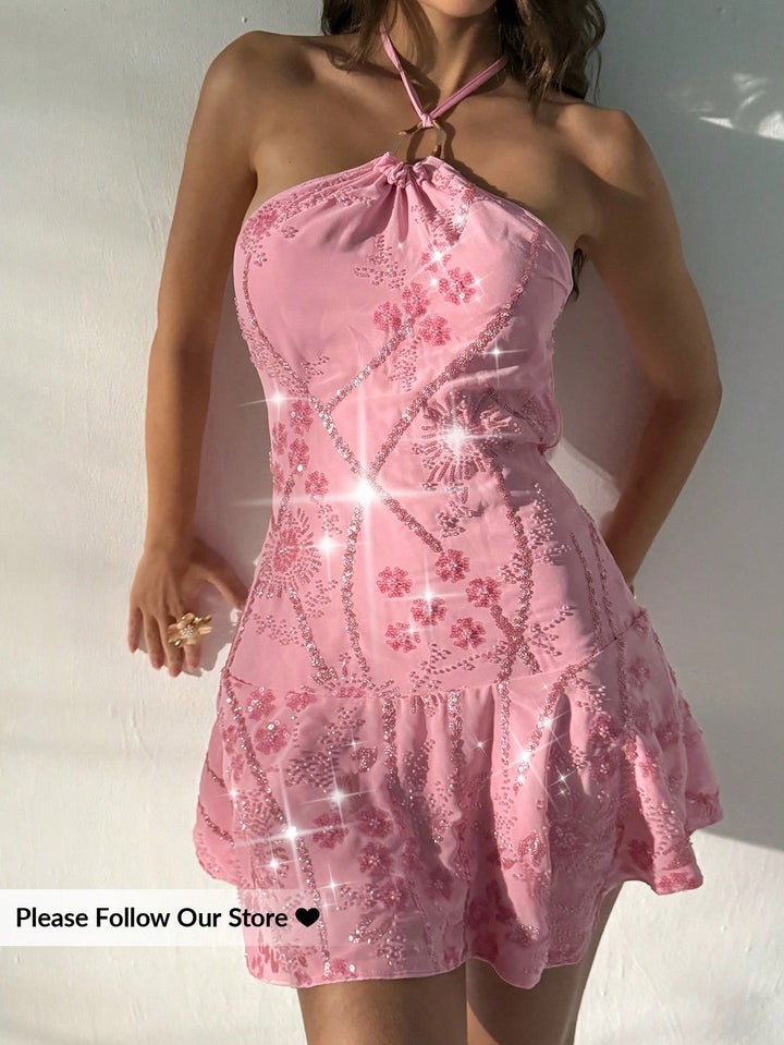 Rochie mini Shein, roz