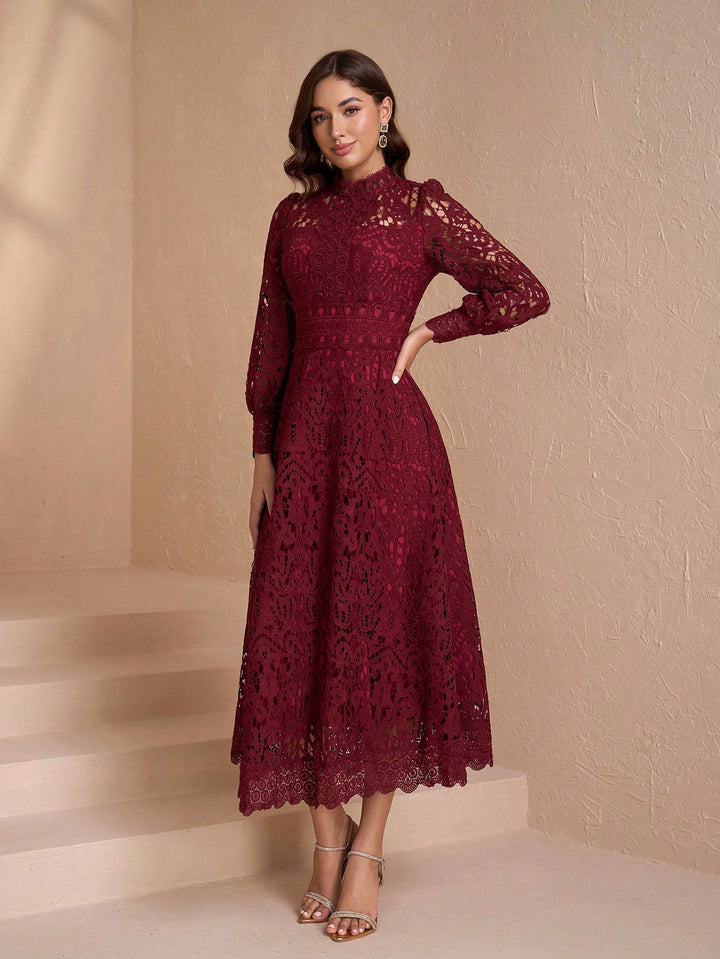 Rochie maxi SHEIN, vișiniu