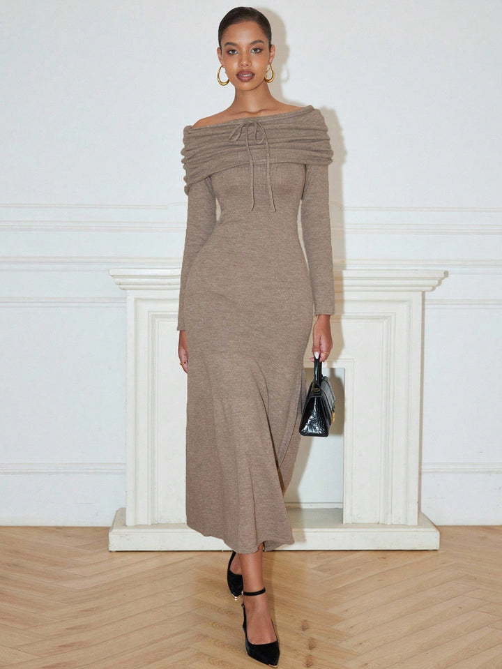 Rochie SHEIN, kaki