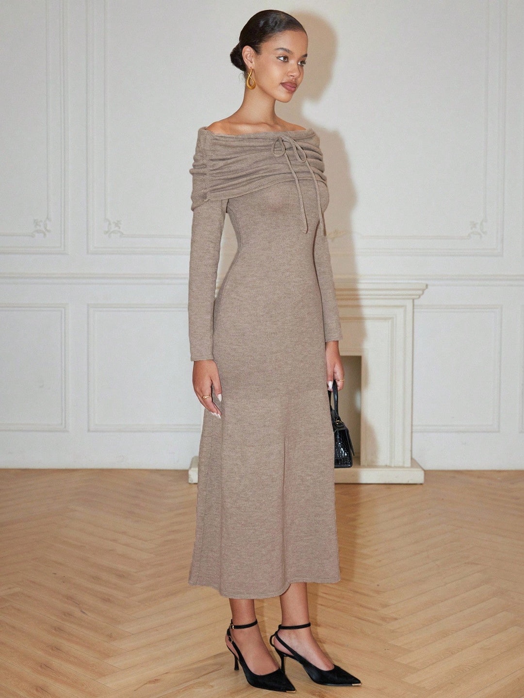 Rochie SHEIN, kaki