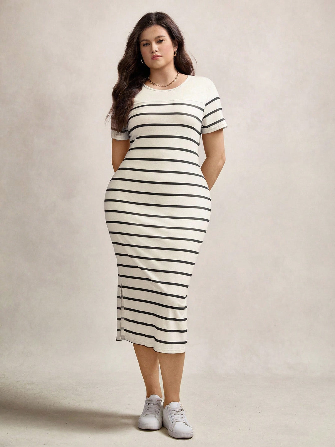 Rochie SHEIN, crem